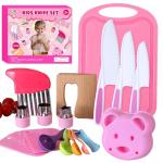 Kids Cooking Set with Safe Knives and Utensils