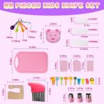 Kids Cooking Set with Safe Knives and Utensils