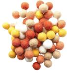 Mini Felt Ball Set for Fall Crafts