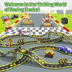 Magnetic Tiles Racing Track & Road Expansion Set