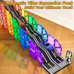 Magnetic Tiles Road Expansion Pack for Kids