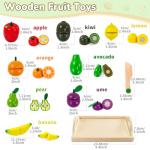 Wooden Pretend Play Food Set for Kids