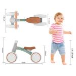 SEREED 4-Wheel Baby Balance Bike for Toddlers