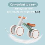SEREED 4-Wheel Baby Balance Bike for Toddlers