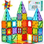 Magnetic Building Tiles Set for Kids - 110PCS