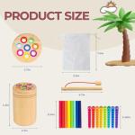 Wooden Montessori Color Sorting & Fishing Game