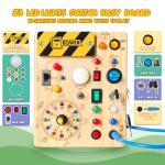 Iabedi Montessori Busy Board for Toddlers