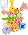 Montessori Wooden Animal Blocks for Toddlers