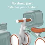 SEREED 4-Wheel Baby Balance Bike for Toddlers