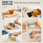 Wooden Kids Cooking Set with Kitchen Tools