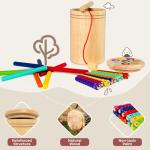 Wooden Montessori Color Sorting & Fishing Game