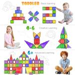 Magnetic Building Tiles Set for Kids 3+