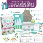 Kids Cooking and Baking Set with Cookbook