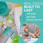 Kids Cooking and Baking Set with Cookbook