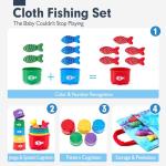 Hahaland 10-in-1 Montessori Fishing Game for Toddlers