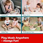 TOP BRIGHT DJ Music Busy Board for Toddlers