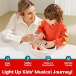 TOP BRIGHT DJ Music Busy Board for Toddlers