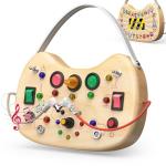 Busy Board with LED Light for Toddlers