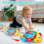 Bilingual Musical Crawling Toy for Infants