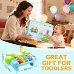 3-in-1 Musical Piano Xylophone Drum Set for Toddlers