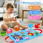 Toddler Montessori Fishing Game for 1 Year Olds