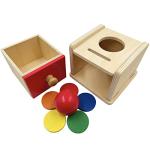 Dailyfunn Montessori 2-in-1 Coin and Ball Drop Box