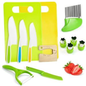 13-Piece Kids Safe Cooking Knife Set