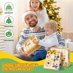Iabedi Montessori Busy Board for Toddlers
