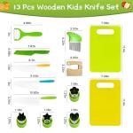 13-Piece Kids Safe Cooking Knife Set