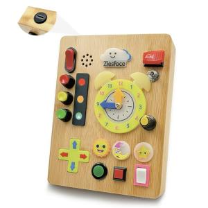 Montessori Busy Board Sensory Toy with Lights