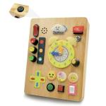 Montessori Busy Board Sensory Toy with Lights