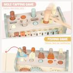 Joyreal Wooden Montessori Hammering Toy with Xylophone