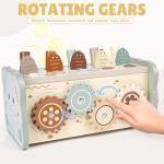 Joyreal Wooden Montessori Hammering Toy with Xylophone