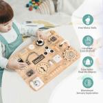 Montessori Busy Board for Toddlers - Sensory Toy