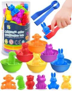 Oomloid Counting Animals Montessori Toy for Kids