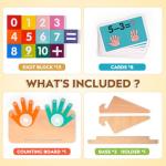 Math Counting Blocks for Toddlers 2-4 Years