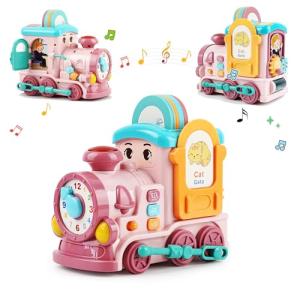Montessori Train Toy for Toddlers with Music