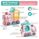 Montessori Train Toy for Toddlers with Music