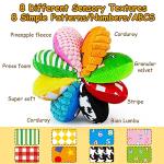 Soft Rainbow Sensory Ball for Infants 0-12 Months