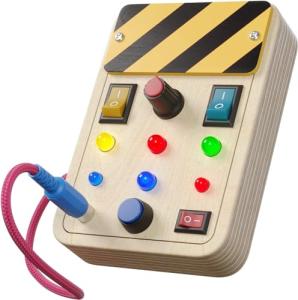 Montessori Busy Board - Sensory Toy for Toddlers