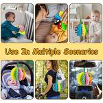 Soft Rainbow Sensory Ball for Infants 0-12 Months