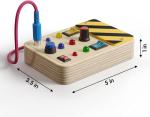 Montessori Busy Board - Sensory Toy for Toddlers