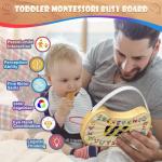 Busy Board with LED Light for Toddlers
