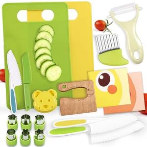 Montessori Kitchen Tool Set for Kids 18 Pieces