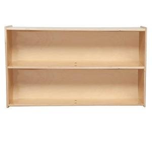 Montessori 2 Shelf Horizontal Bookcase - Toy Storage