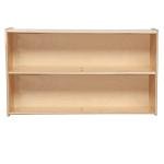 Montessori 2 Shelf Horizontal Bookcase - Toy Storage