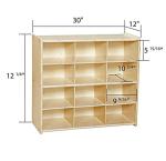 12 Compartment Toy Storage Cabinet with Bins