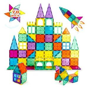 Magnetic Building Tiles 70pcs for Creative Learning