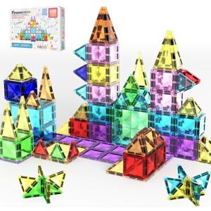 PicassoTiles 100pc Mini Diamond Magnetic Building Set