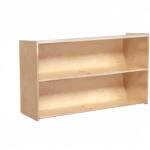 Montessori 2 Shelf Horizontal Bookcase - Toy Storage